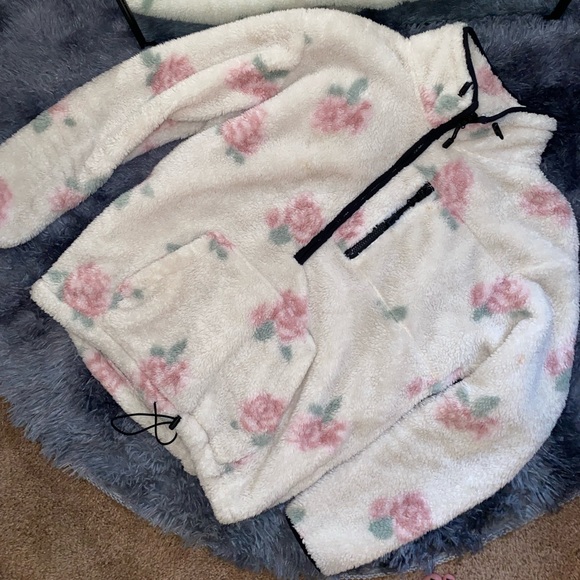 PINK Victoria's Secret Tops - Pink Fleece Hoodie